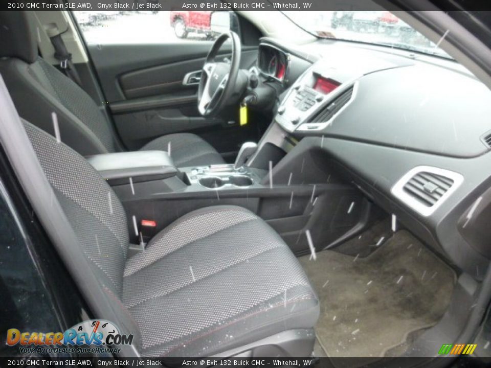 2010 GMC Terrain SLE AWD Onyx Black / Jet Black Photo #10