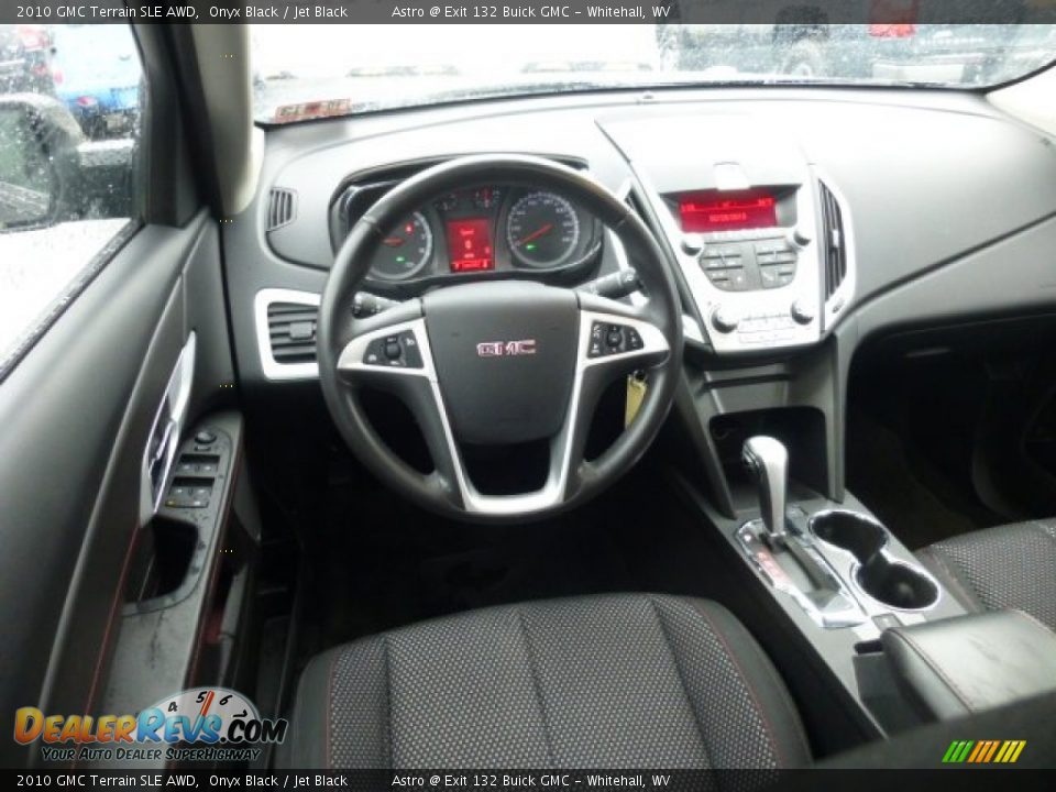2010 GMC Terrain SLE AWD Onyx Black / Jet Black Photo #14