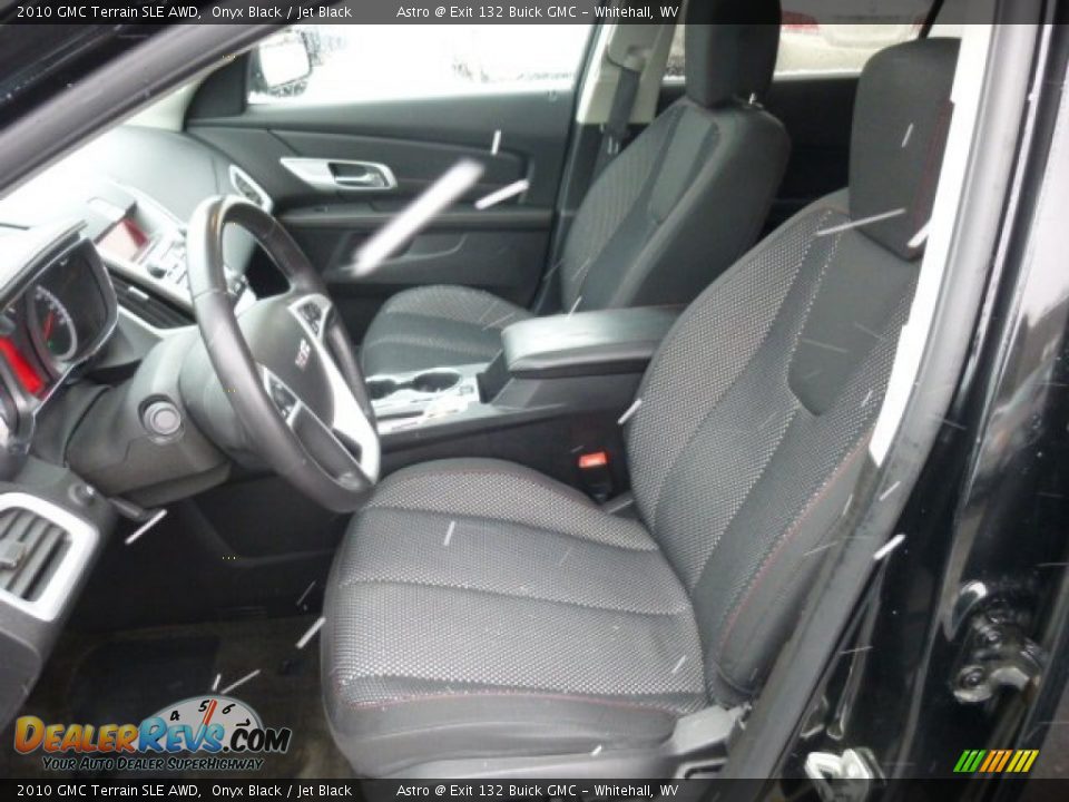 2010 GMC Terrain SLE AWD Onyx Black / Jet Black Photo #15
