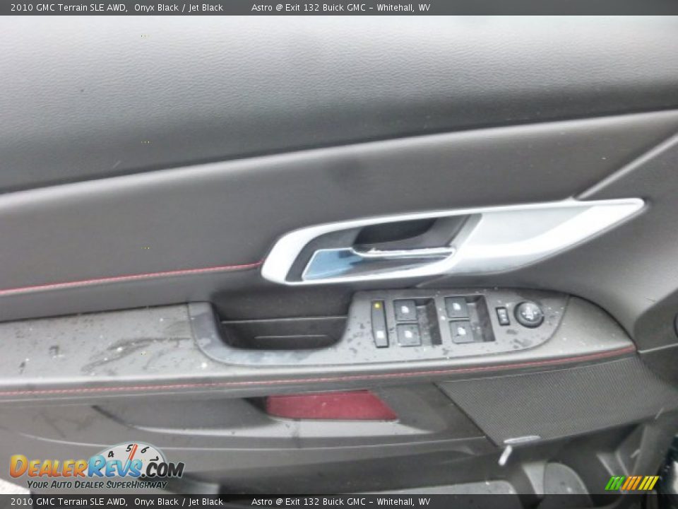 2010 GMC Terrain SLE AWD Onyx Black / Jet Black Photo #17