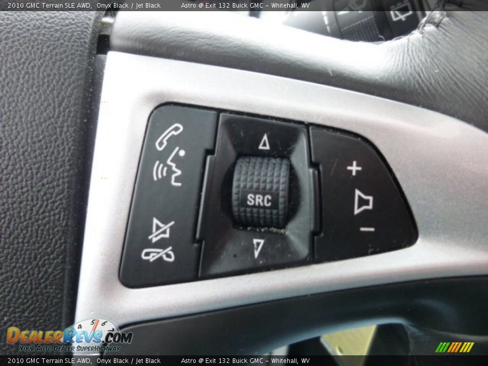 2010 GMC Terrain SLE AWD Onyx Black / Jet Black Photo #18
