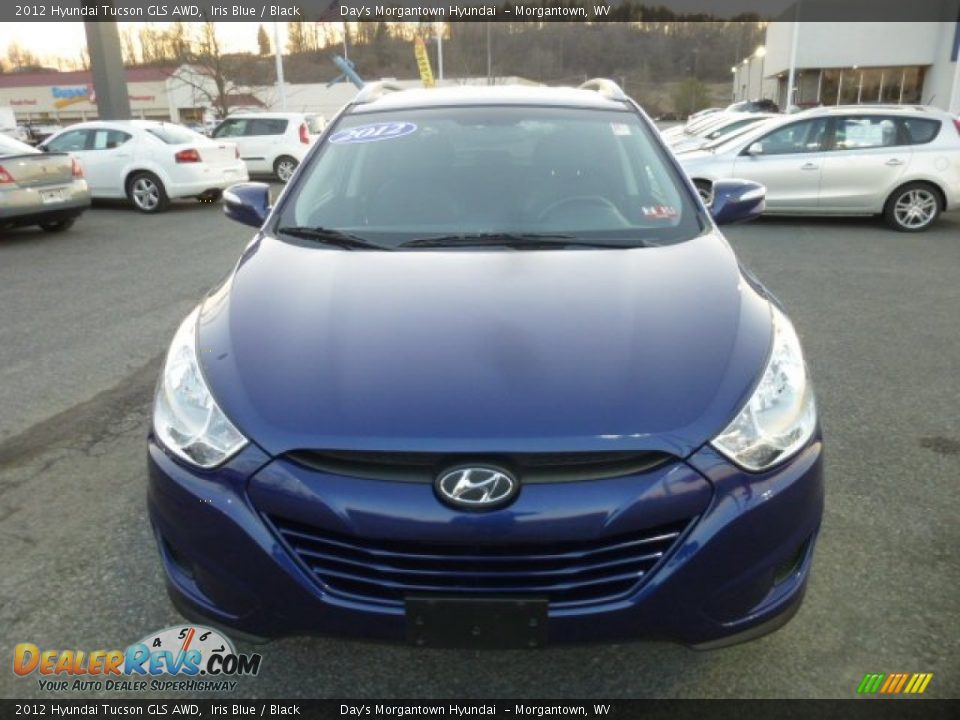 2012 Hyundai Tucson GLS AWD Iris Blue / Black Photo #2