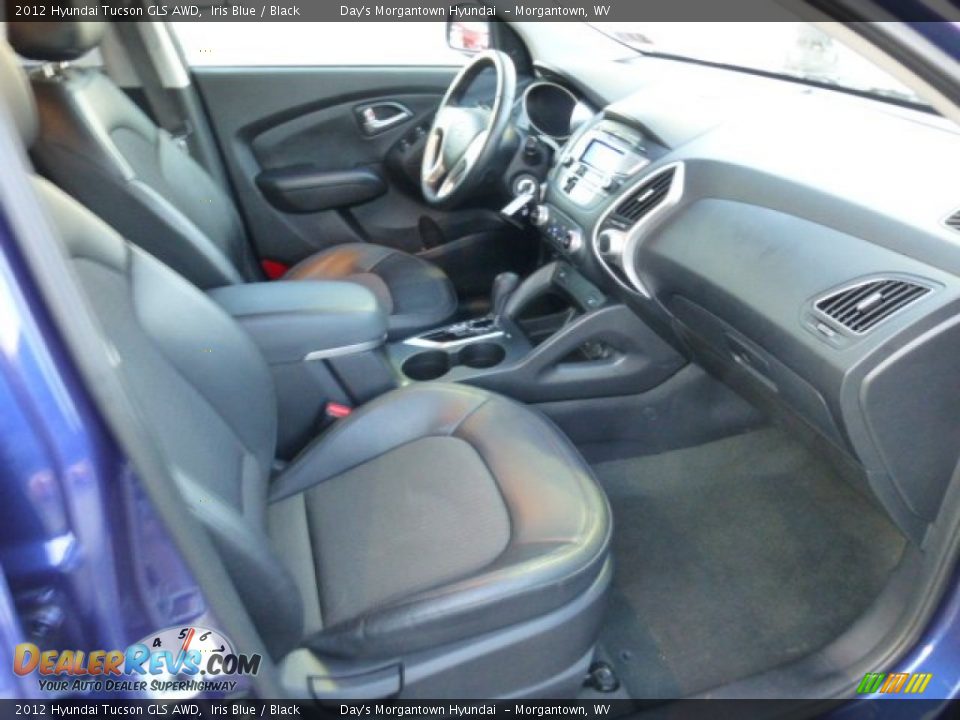 2012 Hyundai Tucson GLS AWD Iris Blue / Black Photo #10