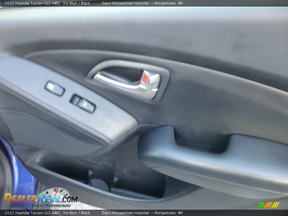 2012 Hyundai Tucson GLS AWD Iris Blue / Black Photo #11