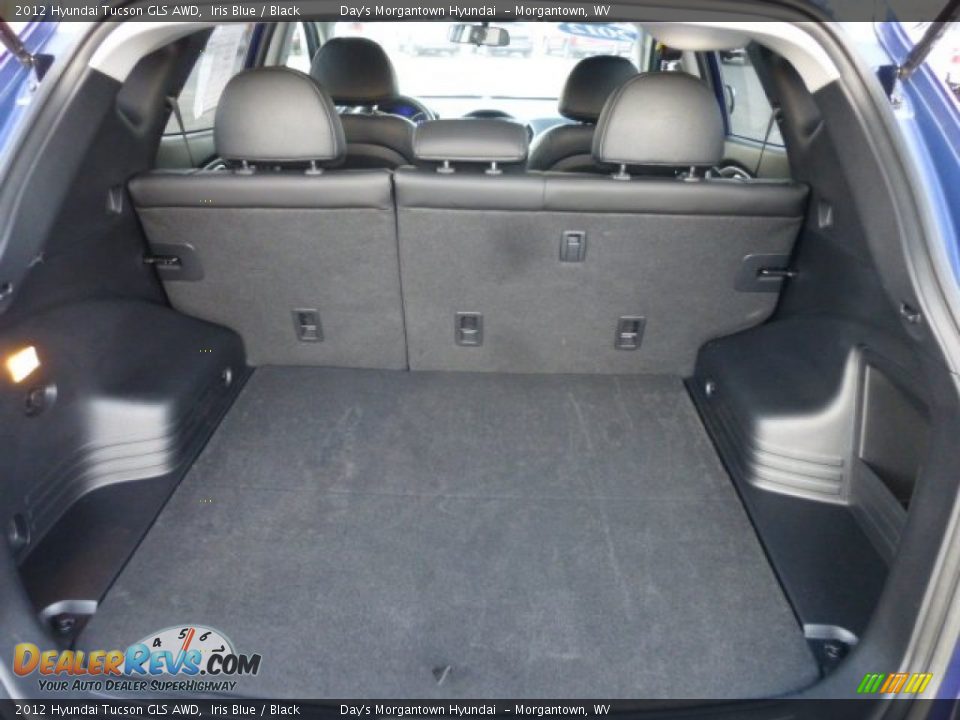 2012 Hyundai Tucson GLS AWD Iris Blue / Black Photo #13