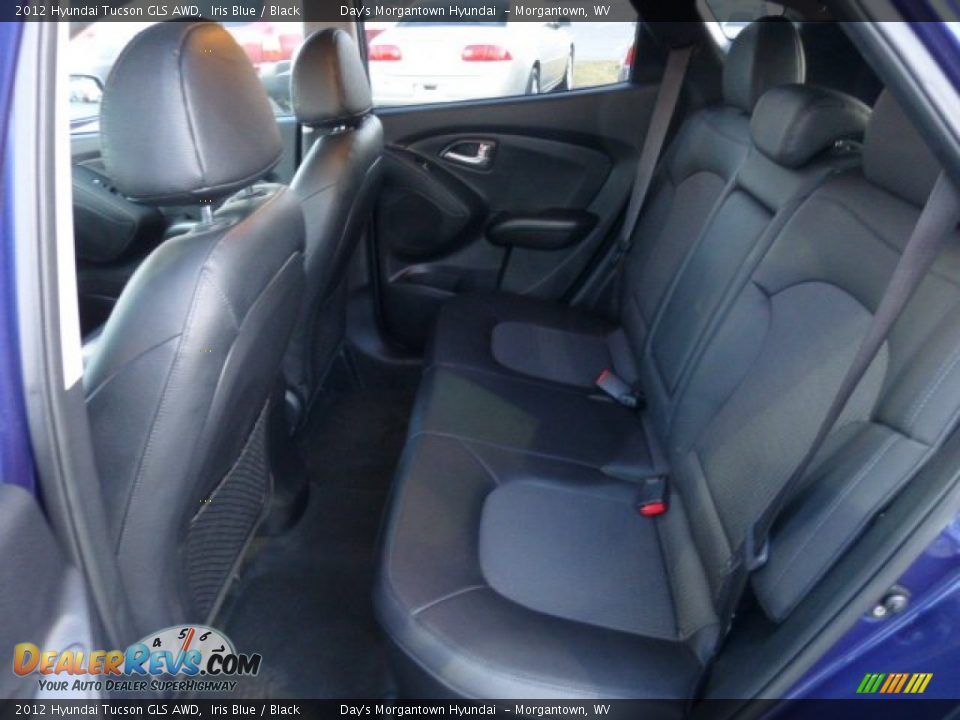 2012 Hyundai Tucson GLS AWD Iris Blue / Black Photo #14