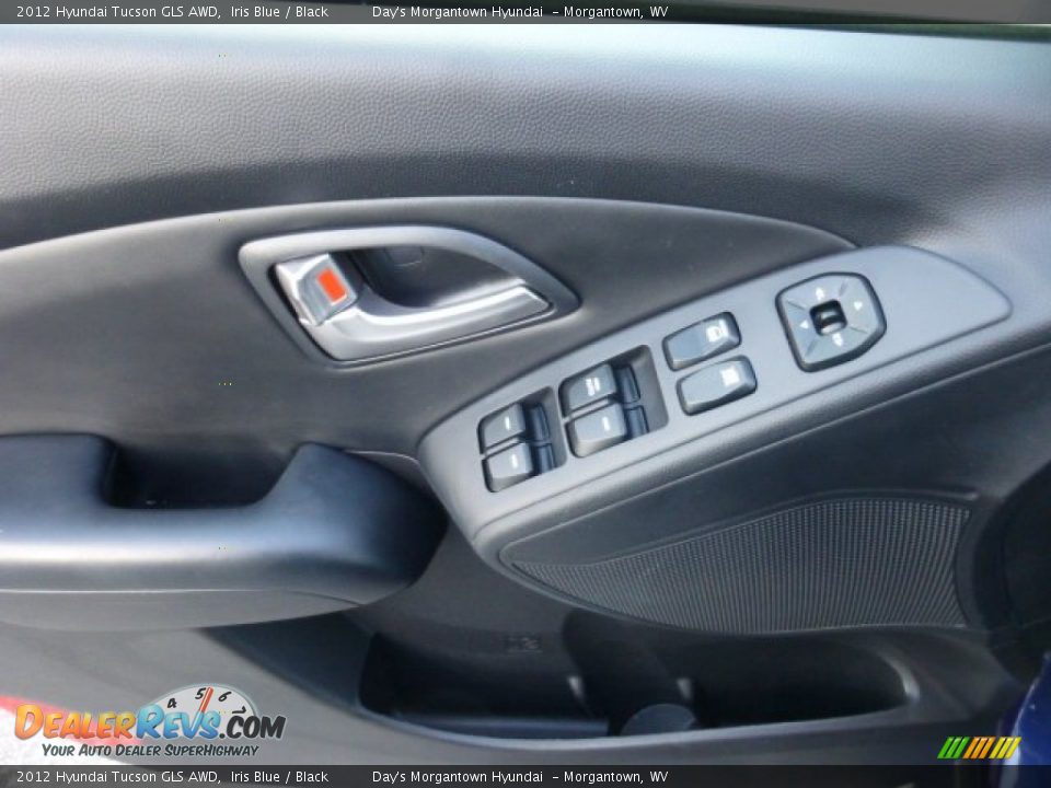 2012 Hyundai Tucson GLS AWD Iris Blue / Black Photo #18