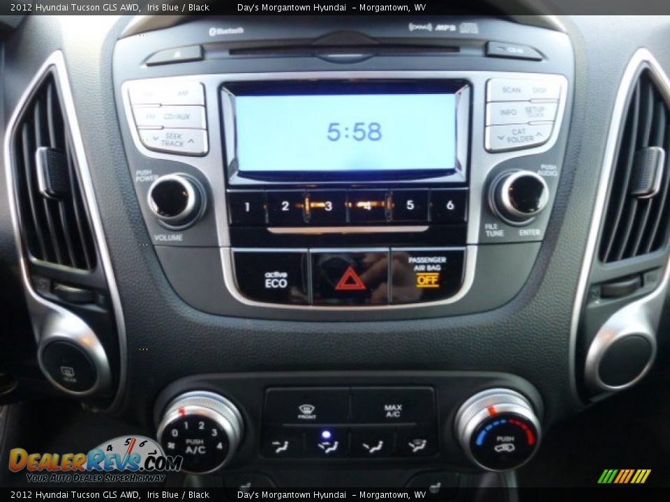 2012 Hyundai Tucson GLS AWD Iris Blue / Black Photo #19