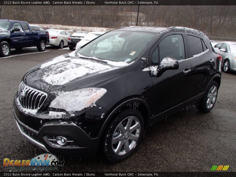 2013 Buick Encore Leather AWD Carbon Black Metallic / Ebony Photo #2