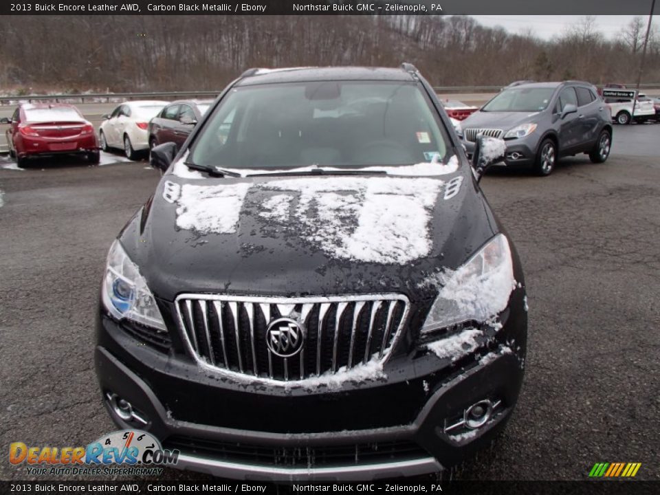 2013 Buick Encore Leather AWD Carbon Black Metallic / Ebony Photo #3