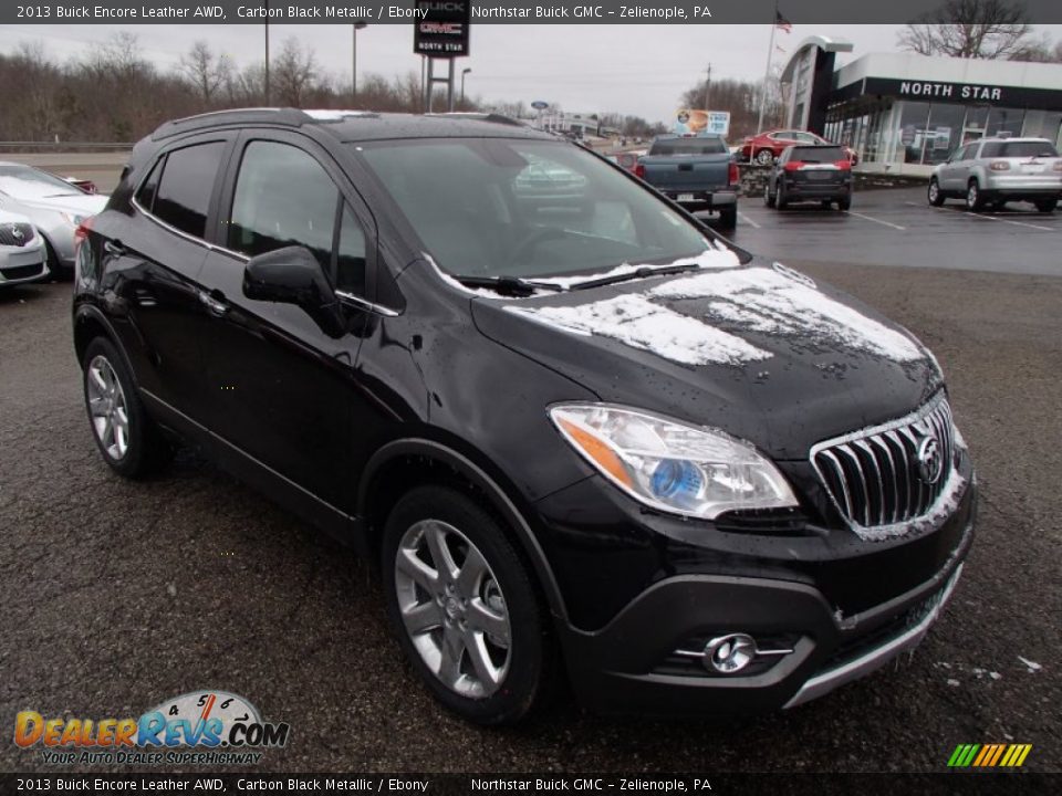 2013 Buick Encore Leather AWD Carbon Black Metallic / Ebony Photo #4