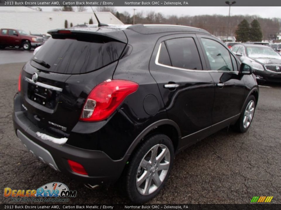 2013 Buick Encore Leather AWD Carbon Black Metallic / Ebony Photo #6