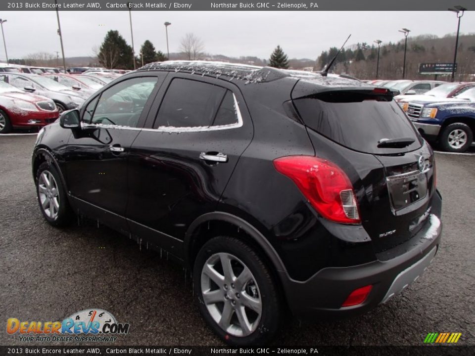 2013 Buick Encore Leather AWD Carbon Black Metallic / Ebony Photo #8
