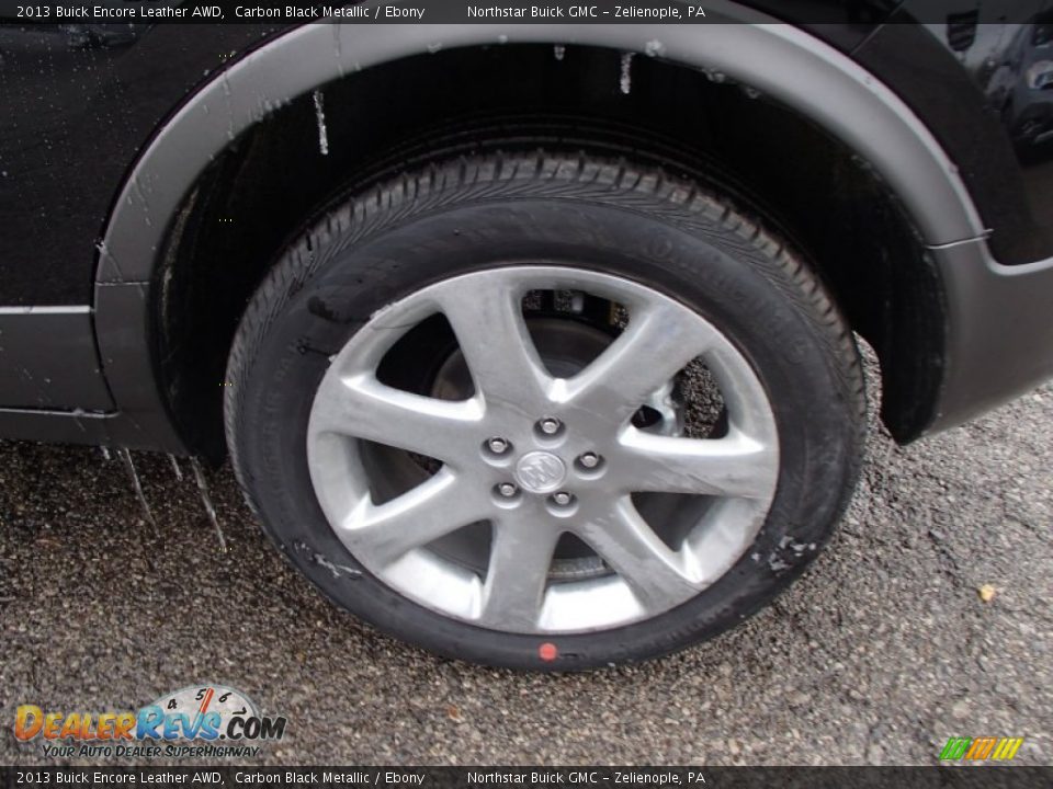 2013 Buick Encore Leather AWD Carbon Black Metallic / Ebony Photo #9