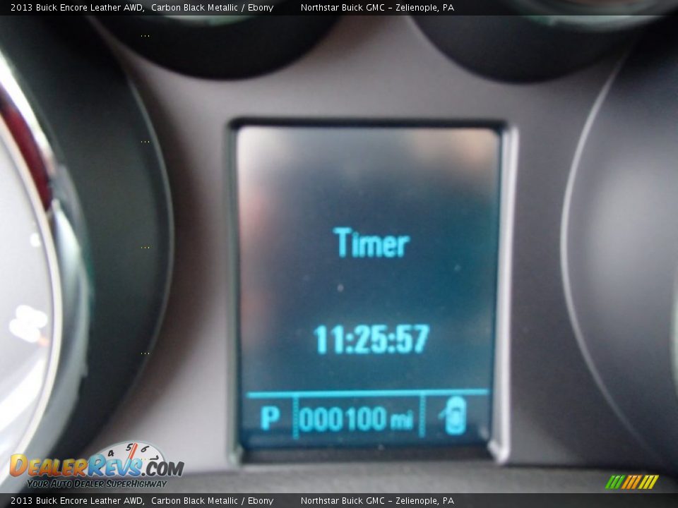 2013 Buick Encore Leather AWD Carbon Black Metallic / Ebony Photo #19