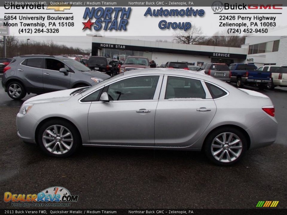2013 Buick Verano FWD Quicksilver Metallic / Medium Titanium Photo #1