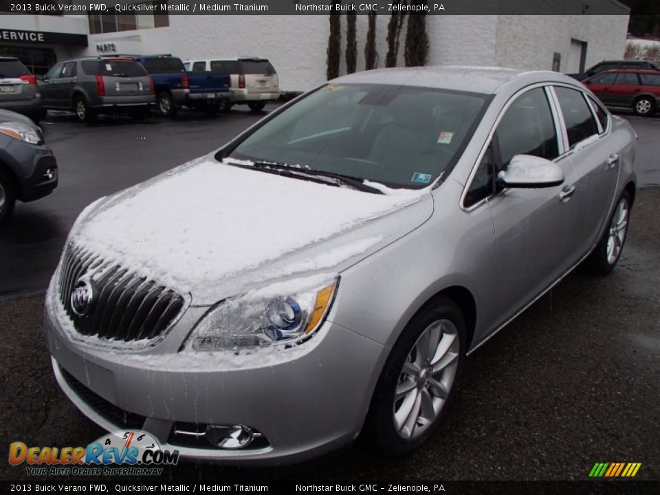 2013 Buick Verano FWD Quicksilver Metallic / Medium Titanium Photo #2