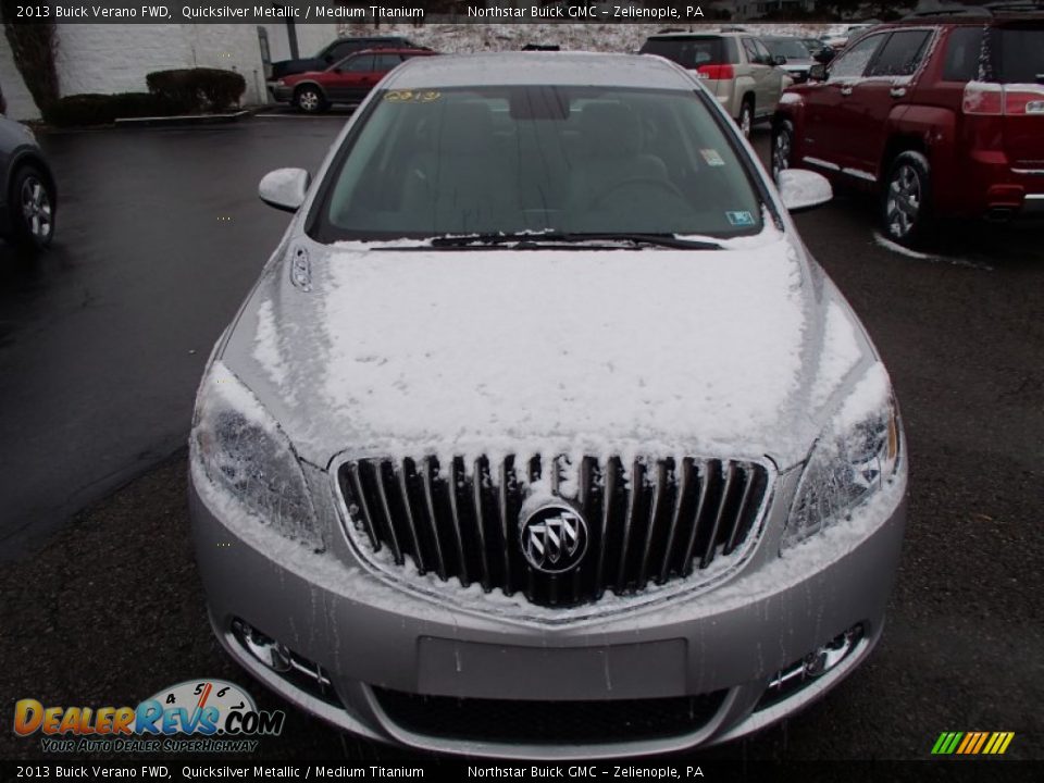 2013 Buick Verano FWD Quicksilver Metallic / Medium Titanium Photo #3