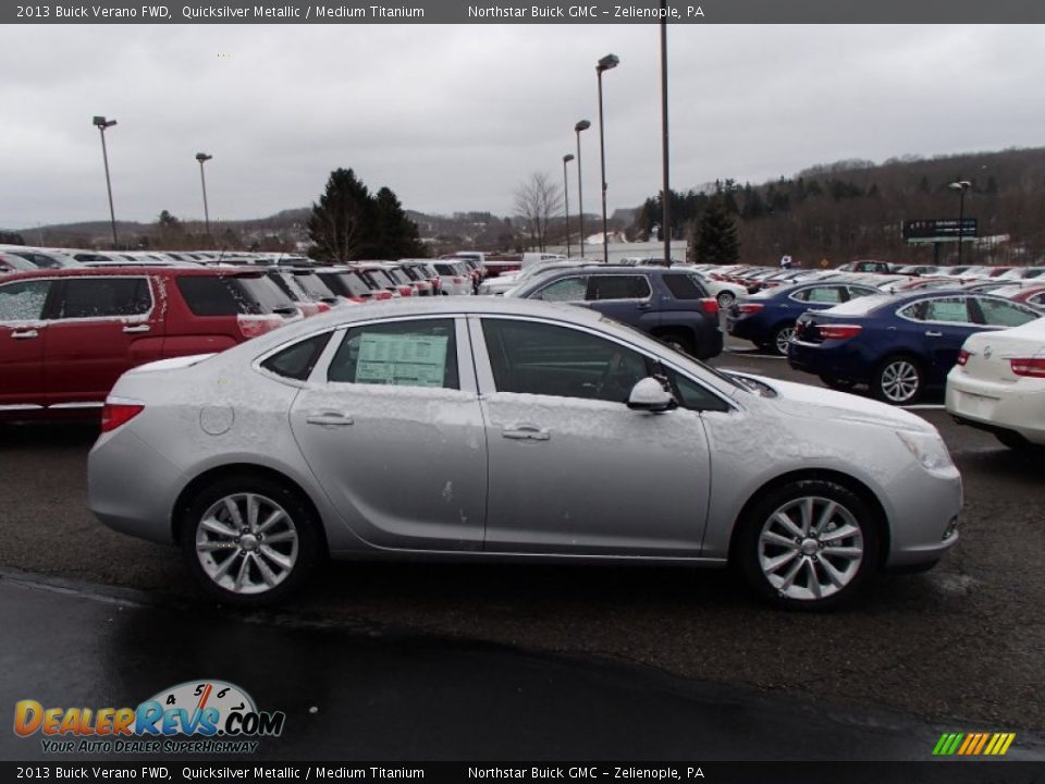 2013 Buick Verano FWD Quicksilver Metallic / Medium Titanium Photo #5