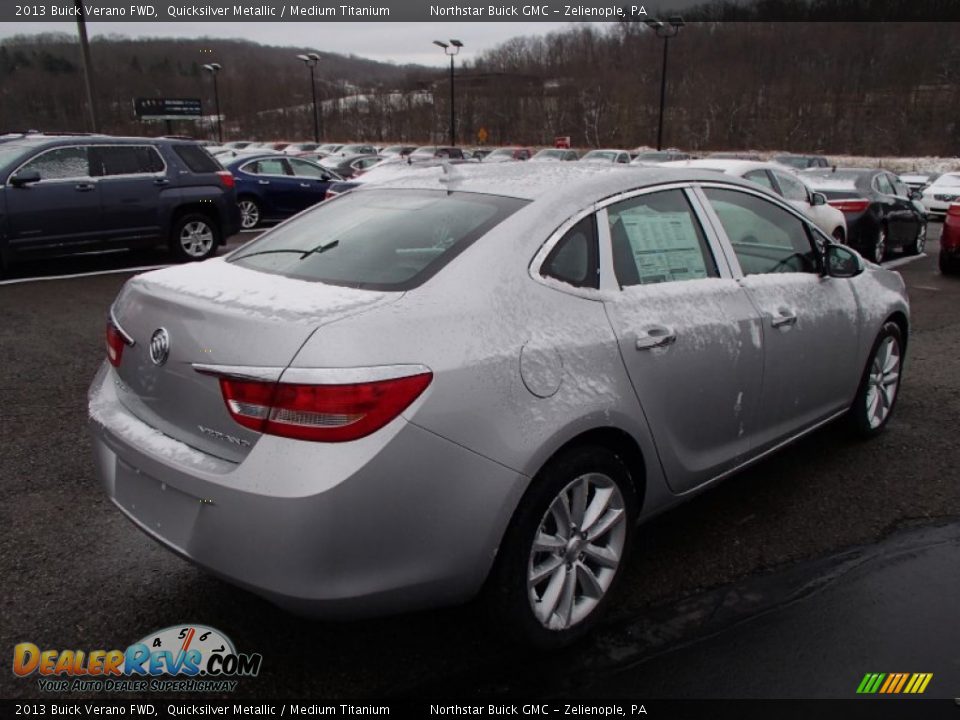 2013 Buick Verano FWD Quicksilver Metallic / Medium Titanium Photo #6