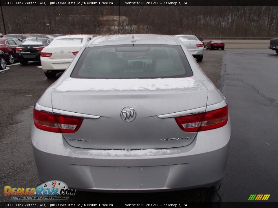 2013 Buick Verano FWD Quicksilver Metallic / Medium Titanium Photo #7