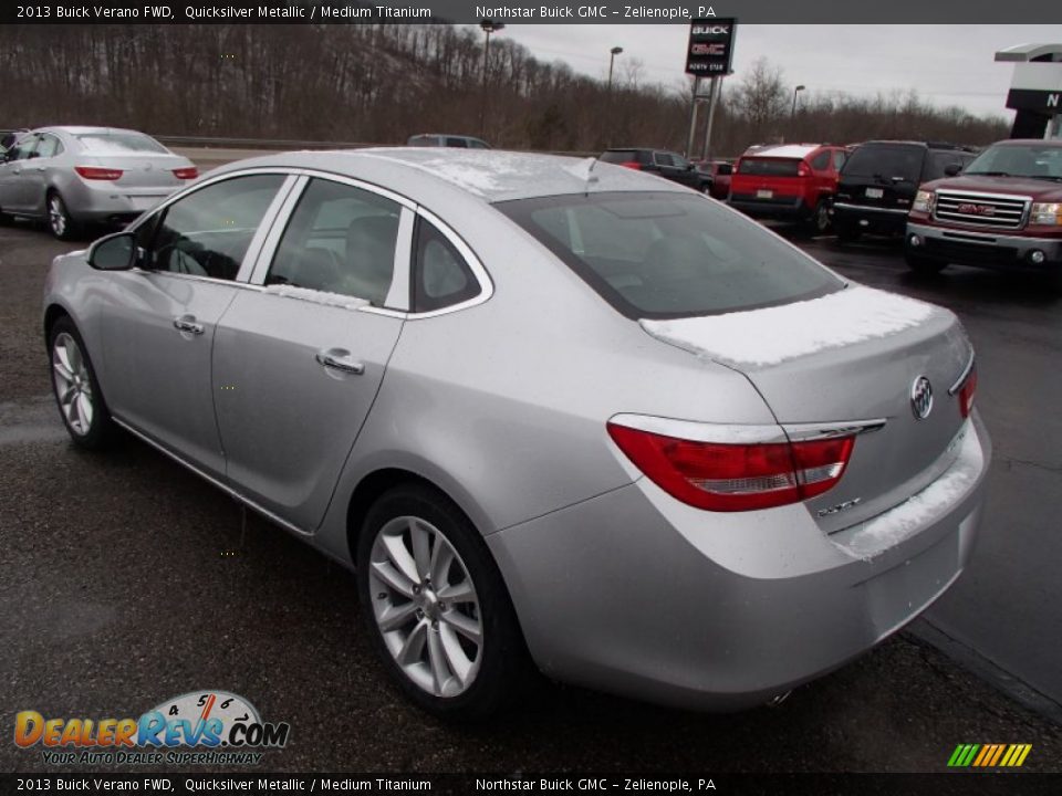 2013 Buick Verano FWD Quicksilver Metallic / Medium Titanium Photo #8