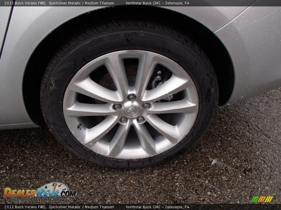 2013 Buick Verano FWD Quicksilver Metallic / Medium Titanium Photo #9