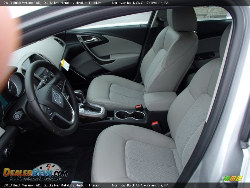 2013 Buick Verano FWD Quicksilver Metallic / Medium Titanium Photo #11