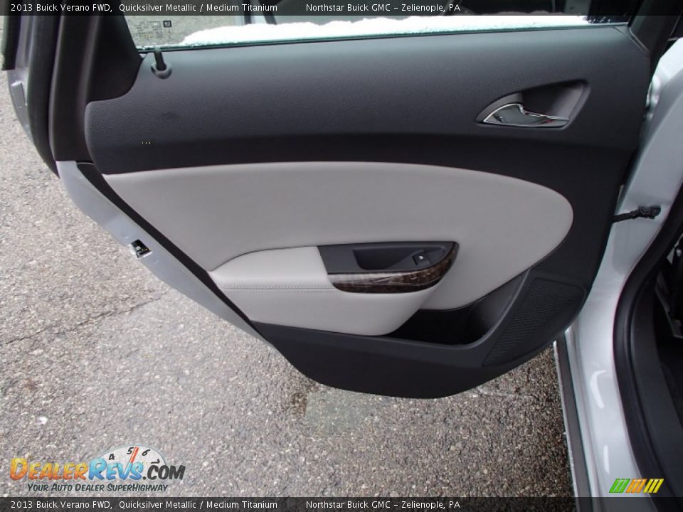 2013 Buick Verano FWD Quicksilver Metallic / Medium Titanium Photo #14