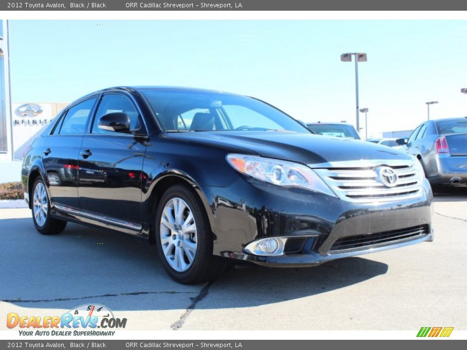 2012 Toyota Avalon Black / Black Photo #2