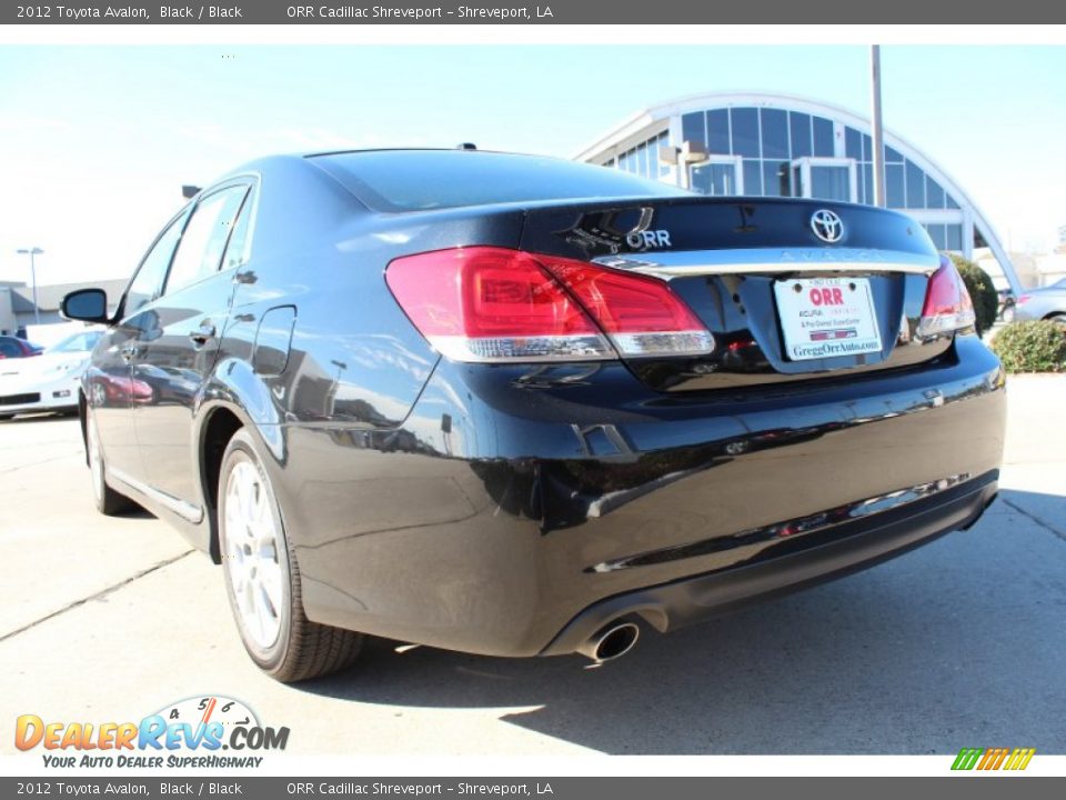 2012 Toyota Avalon Black / Black Photo #3