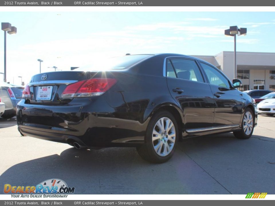 2012 Toyota Avalon Black / Black Photo #4