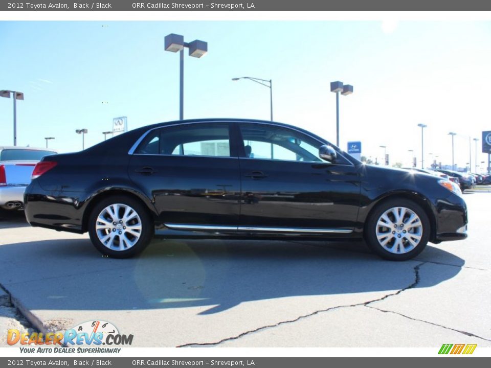 2012 Toyota Avalon Black / Black Photo #6
