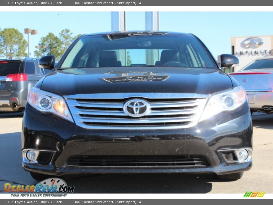 2012 Toyota Avalon Black / Black Photo #7