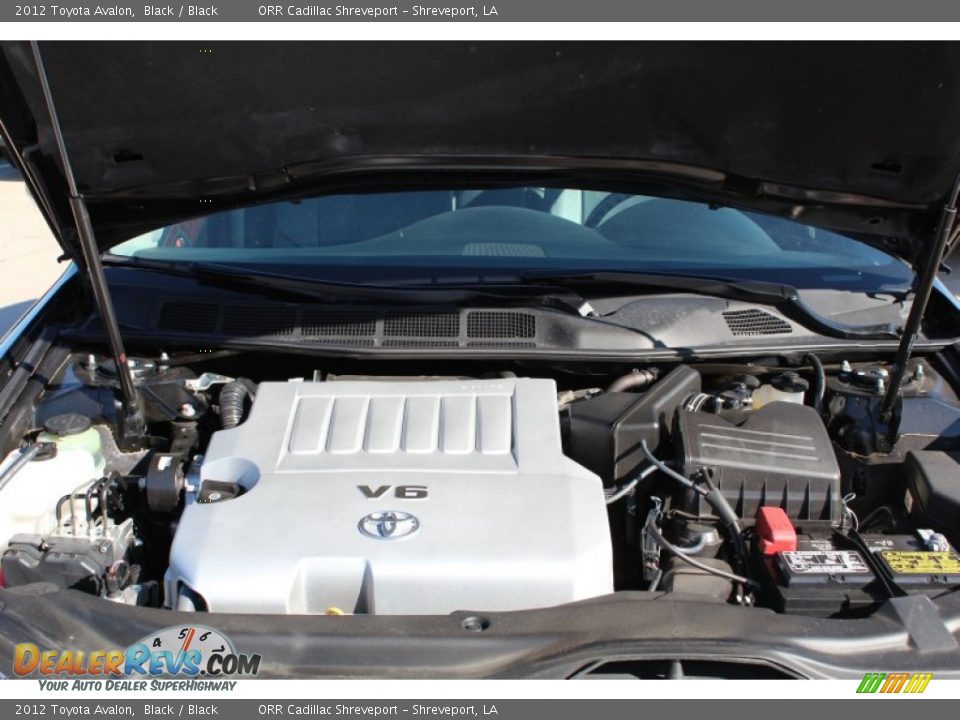 2012 Toyota Avalon Black / Black Photo #9