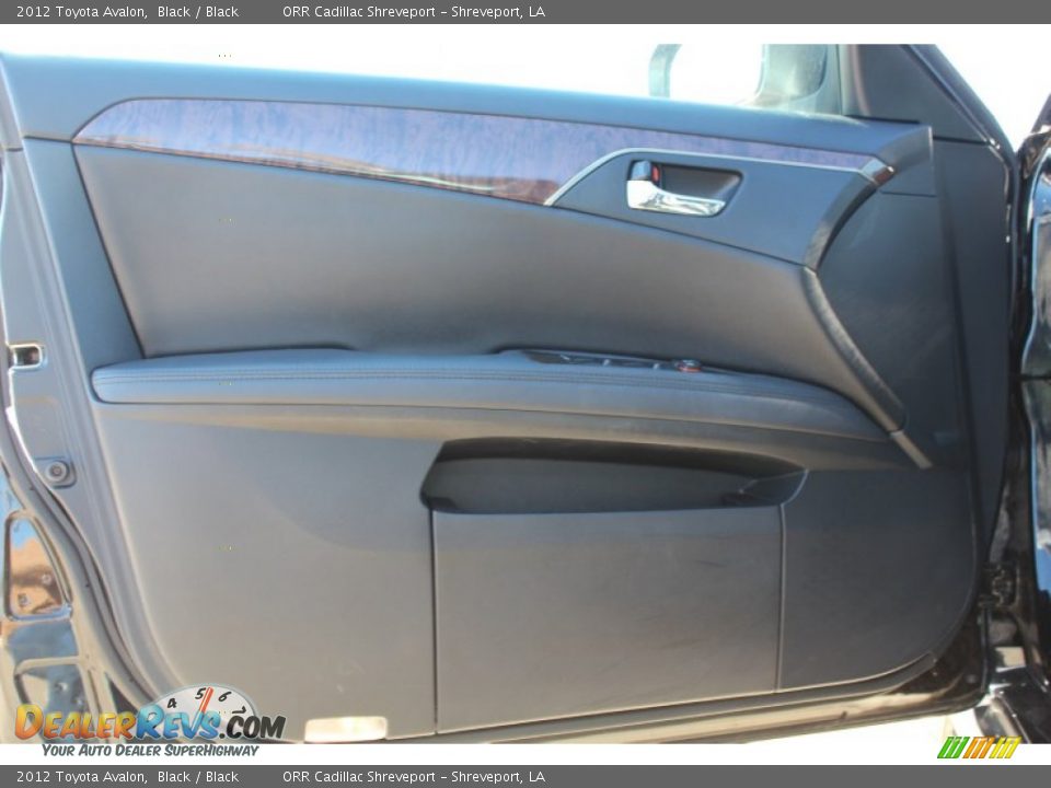 2012 Toyota Avalon Black / Black Photo #14