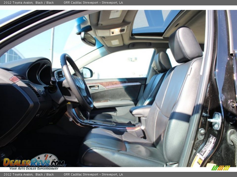 2012 Toyota Avalon Black / Black Photo #15