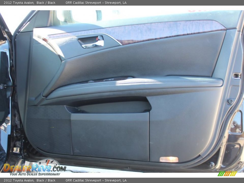 2012 Toyota Avalon Black / Black Photo #16