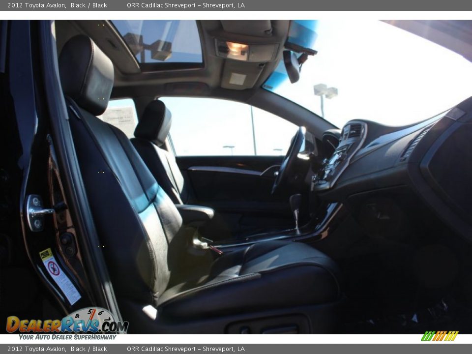 2012 Toyota Avalon Black / Black Photo #17