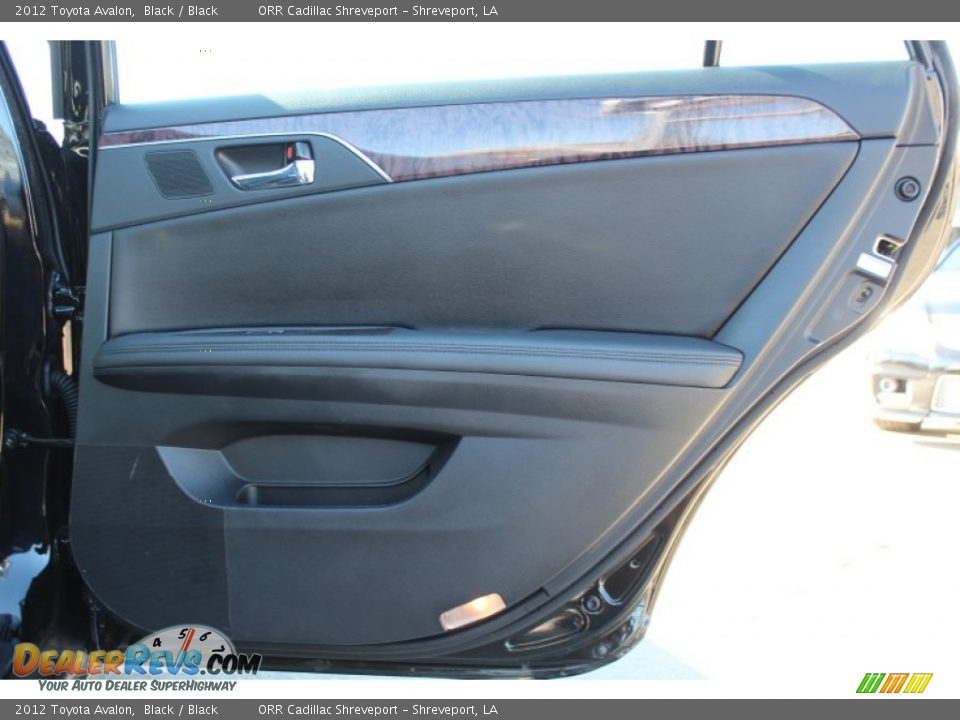 2012 Toyota Avalon Black / Black Photo #20