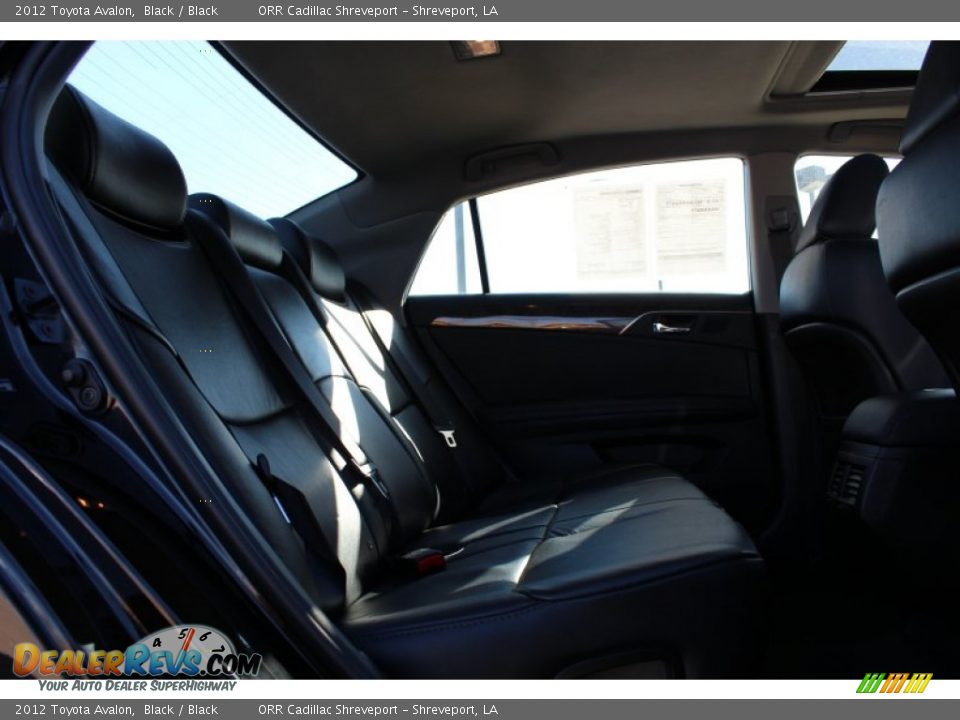 2012 Toyota Avalon Black / Black Photo #21