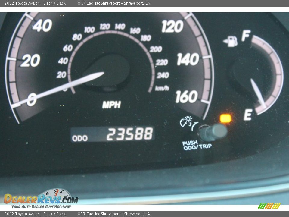 2012 Toyota Avalon Black / Black Photo #26