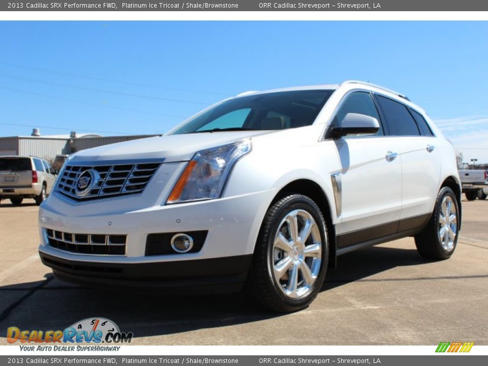 2013 Cadillac SRX Performance FWD Platinum Ice Tricoat / Shale/Brownstone Photo #1