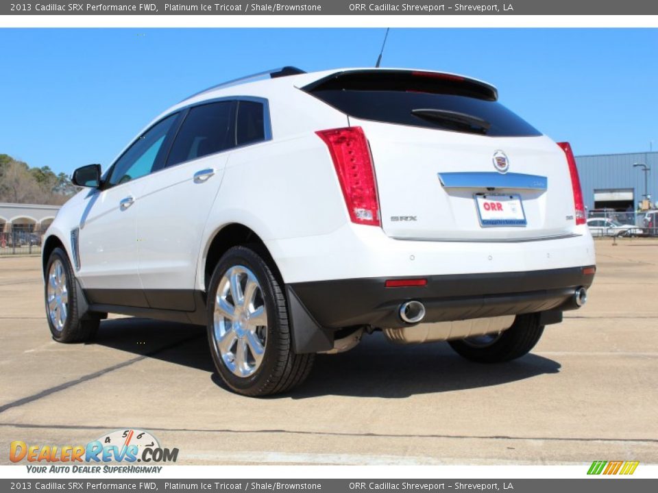 2013 Cadillac SRX Performance FWD Platinum Ice Tricoat / Shale/Brownstone Photo #3