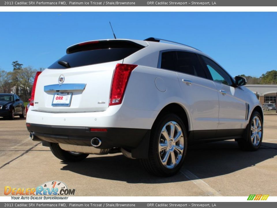 2013 Cadillac SRX Performance FWD Platinum Ice Tricoat / Shale/Brownstone Photo #4