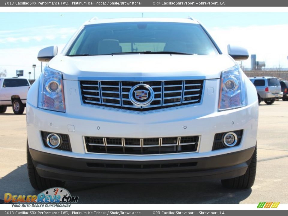 2013 Cadillac SRX Performance FWD Platinum Ice Tricoat / Shale/Brownstone Photo #7