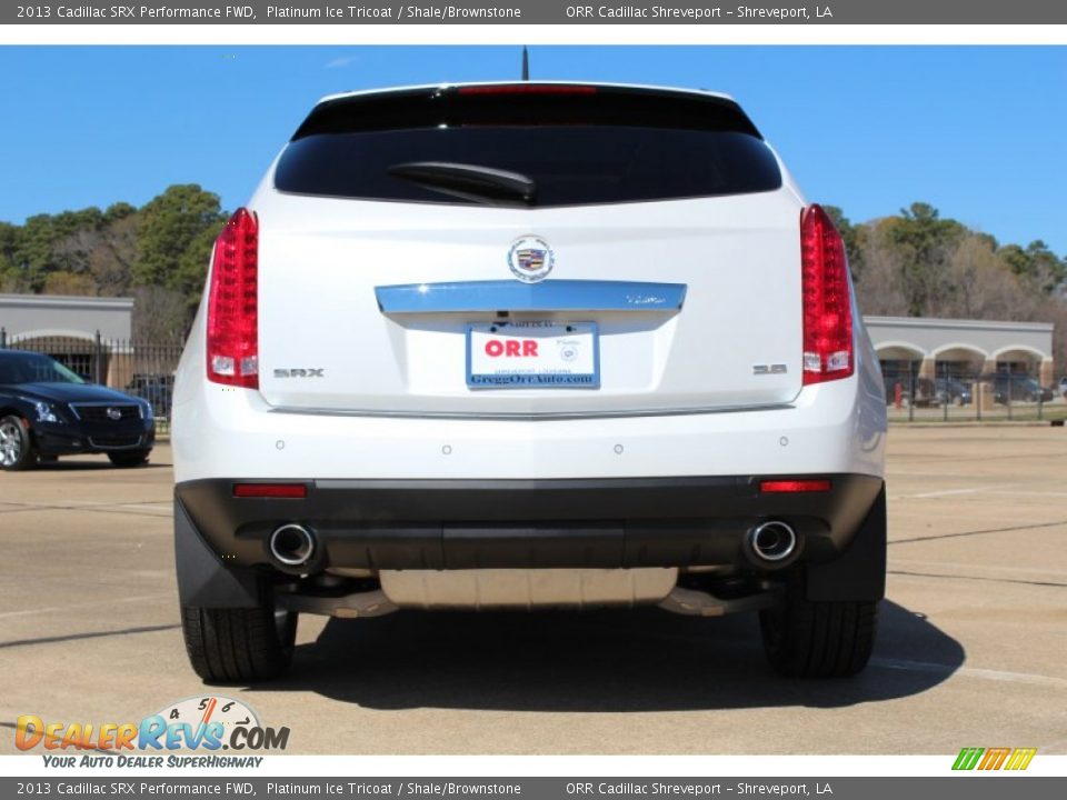 2013 Cadillac SRX Performance FWD Platinum Ice Tricoat / Shale/Brownstone Photo #8