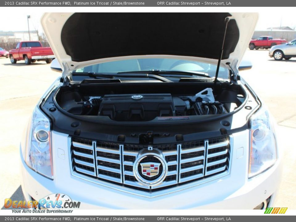 2013 Cadillac SRX Performance FWD Platinum Ice Tricoat / Shale/Brownstone Photo #9