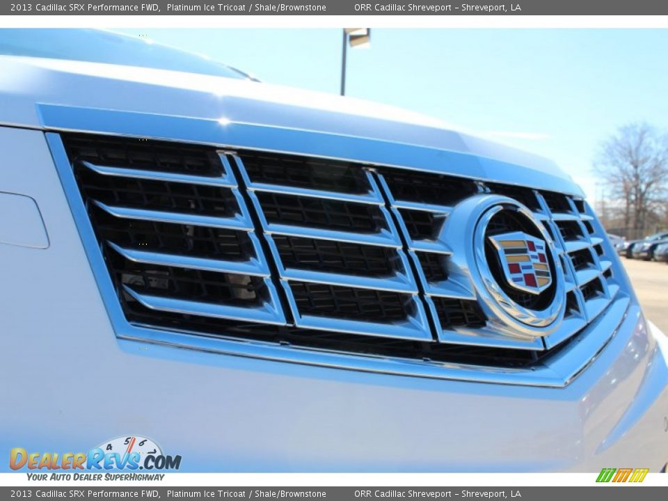 2013 Cadillac SRX Performance FWD Platinum Ice Tricoat / Shale/Brownstone Photo #10