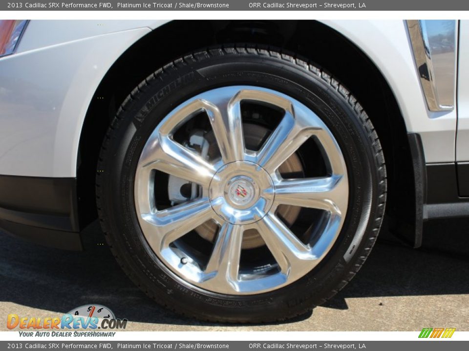 2013 Cadillac SRX Performance FWD Platinum Ice Tricoat / Shale/Brownstone Photo #12